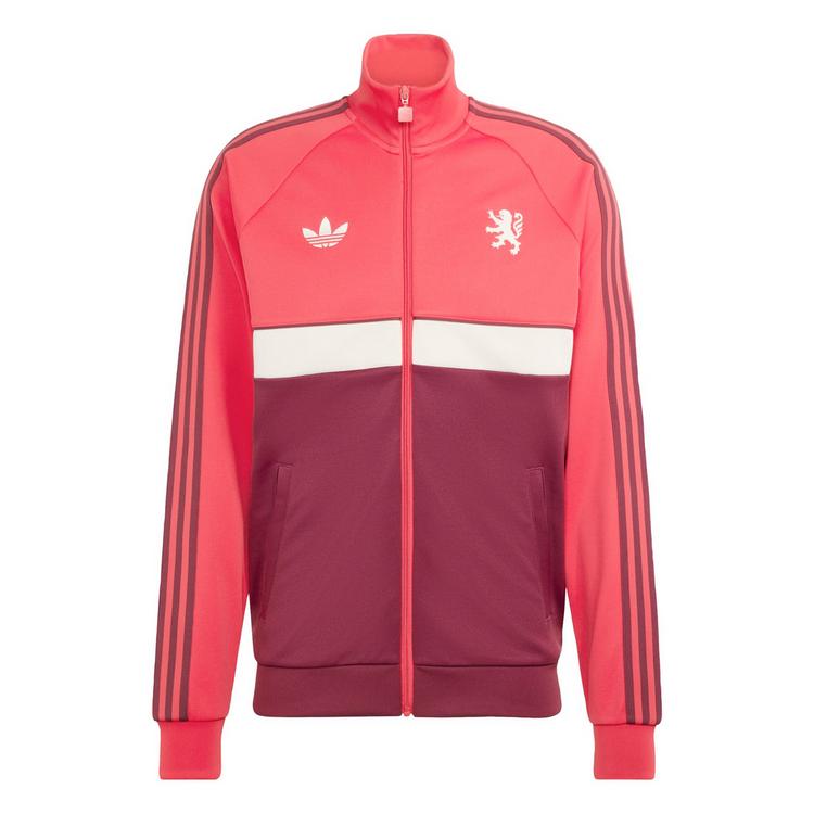 adidas adidas Olympique Lyon Originals Jacke Trainingsjacke Herren - Active Pink / Victory Crimson - 0 | SportScheck