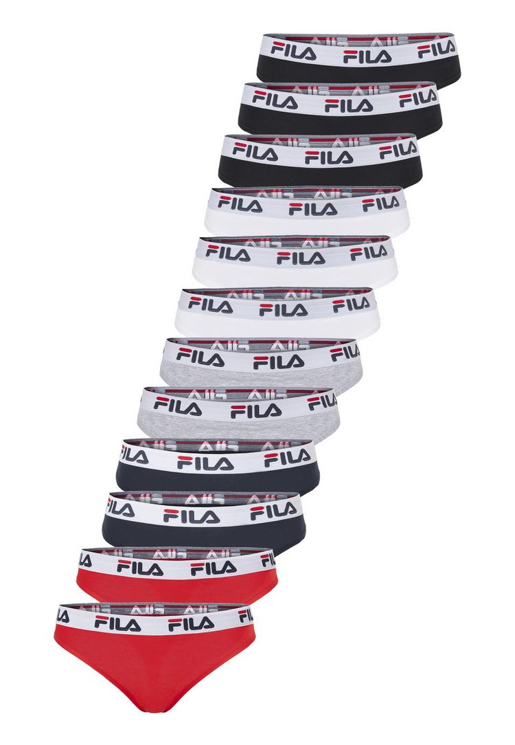 FILA FILA Logo Unterhose Damen - Black-White-Navy-Grey-Red - 0 | SportScheck