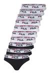 FILA Logo Funktionsunterhose Damen - Black-White-Grey