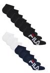 FILA Logo Socken - Black-White-Navy