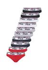 FILA Logo Unterhose Damen - Black-White-Navy-Grey-Red