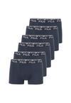FILA BOXERSHORTS 6ER-PACK Unterhose Herren - Navy