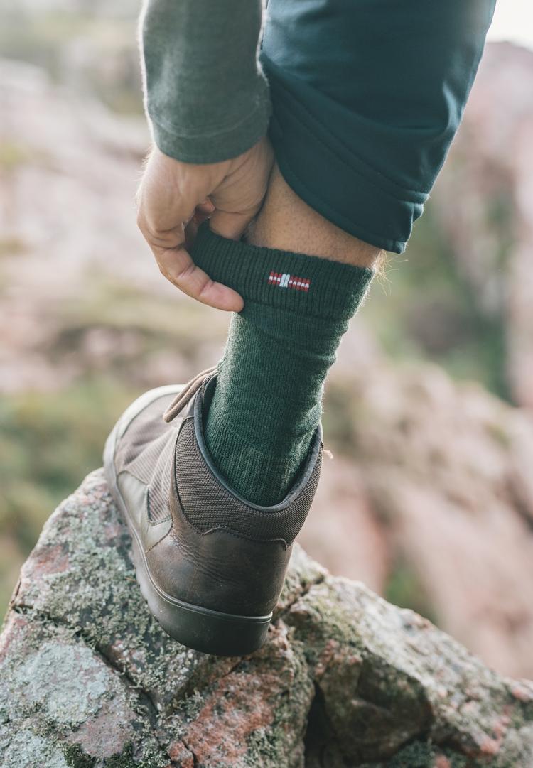 DANISH ENDURANCE DANISH ENDURANCE Classic Hiking Crew Socken - forest green - 0 | SportScheck