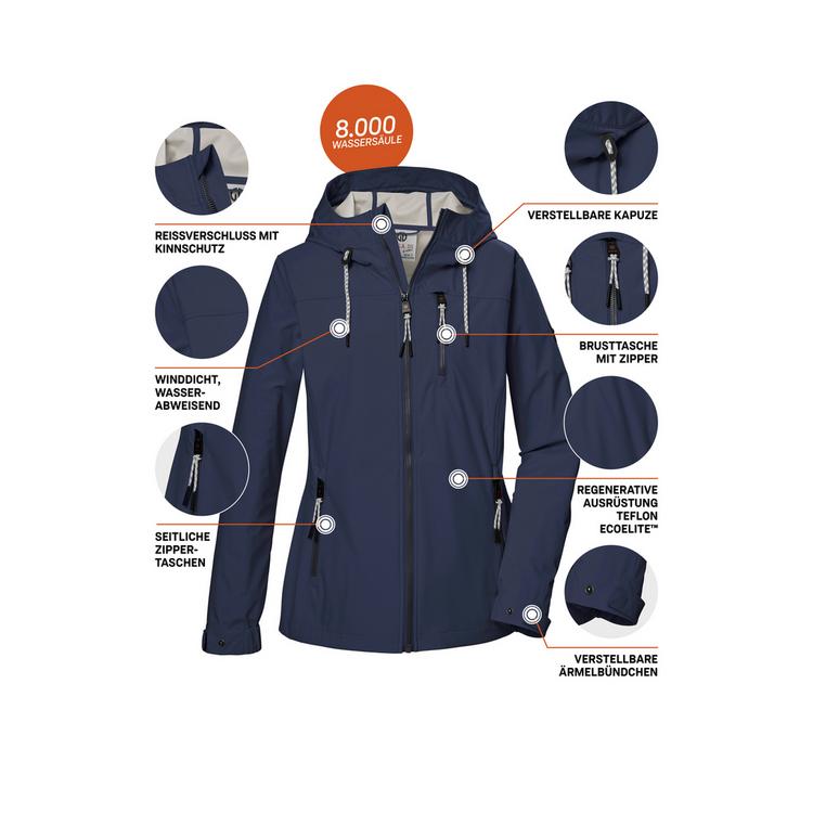 G.I.G.A. DX by killtec G.I.G.A. DX by killtec GS 74 Softshelljacke Damen - Blau3044 - 3 | SportScheck