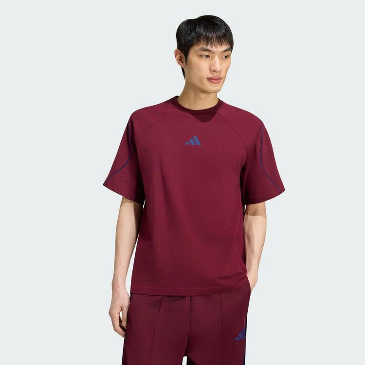 adidas adidas STADIUM T-SHIRT Funktionsshirt Herren - Maroon - 0 | SportScheck