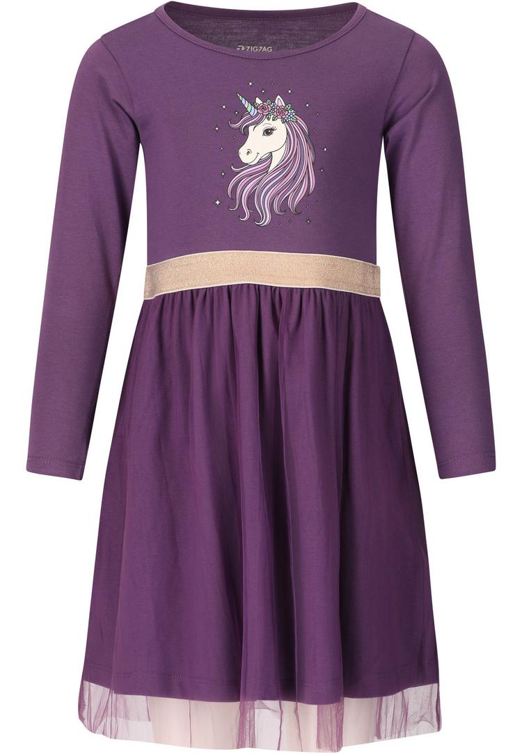 ZigZag ZigZag Whitney Tr&auml;gerkleid Kinder - 4411 Grape Compote - 0 | SportScheck