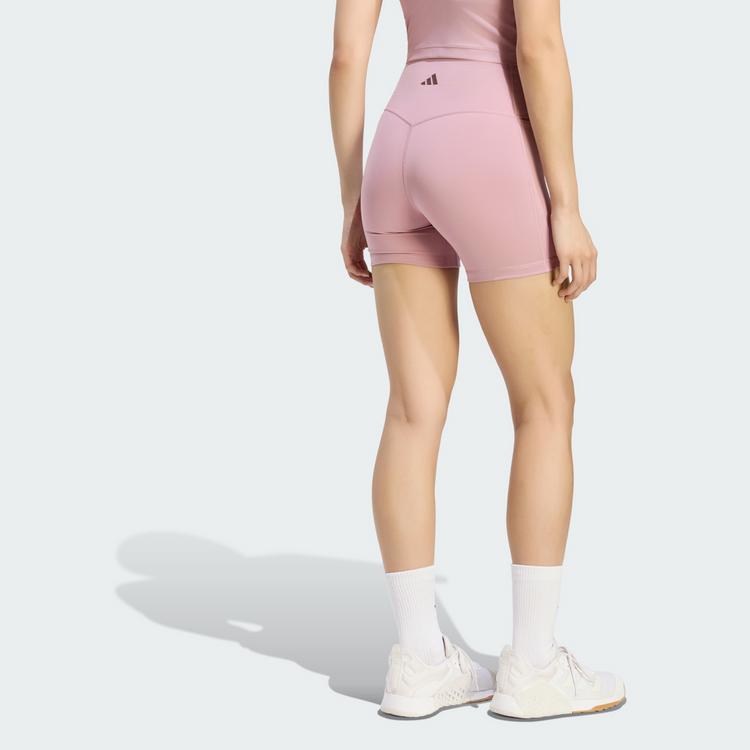 adidas adidas 3-Streifen Studio All Me Booty Tights Damen - Magic Mauve - 1 | SportScheck