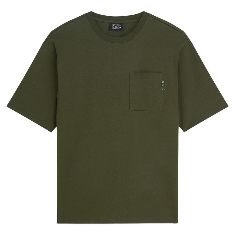 Scotch & Soda Scotch & Soda T-Shirt T-Shirt Herren - Dunkelgr&uuml;n - 0 | SportScheck