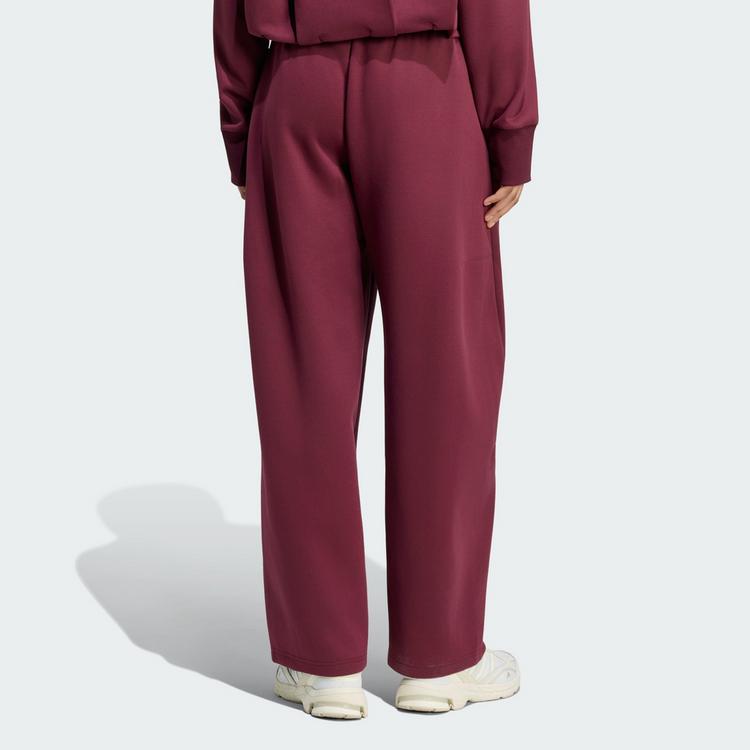 adidas adidas SOFT LUX WINTER STRICKHOSE, BARREL-BEIN Stoffhose Damen - Maroon - 1 | SportScheck