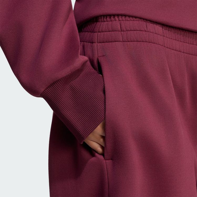 adidas adidas SOFT LUX WINTER STRICKHOSE, BARREL-BEIN Stoffhose Damen - Maroon - 1 | SportScheck
