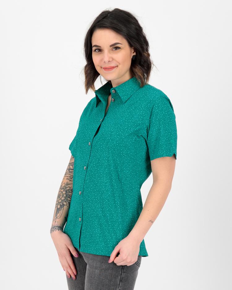 DEPROC active DEPROC active SUDBURY WMN Outdoorhemd Damen - petrol dots - 0 | SportScheck