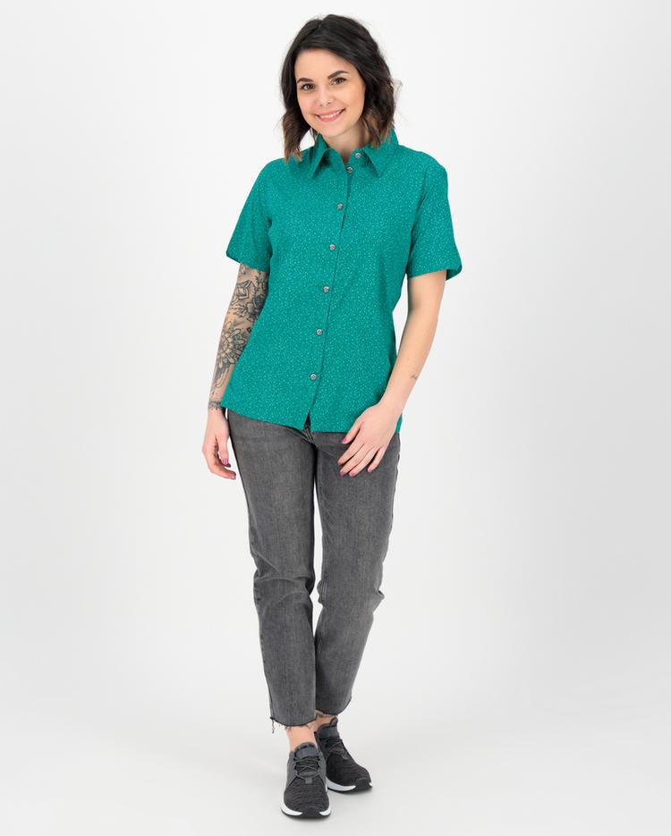 DEPROC active DEPROC active SUDBURY WMN Outdoorhemd Damen - petrol dots - 1 | SportScheck