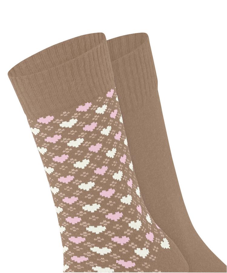 ESPRIT ESPRIT Wool Hearts SO 2P Socken Damen - camel (5038) - 1 | SportScheck