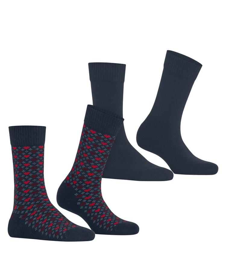 ESPRIT ESPRIT Wool Hearts SO 2P Socken Damen - space blue (6116) - 0 | SportScheck