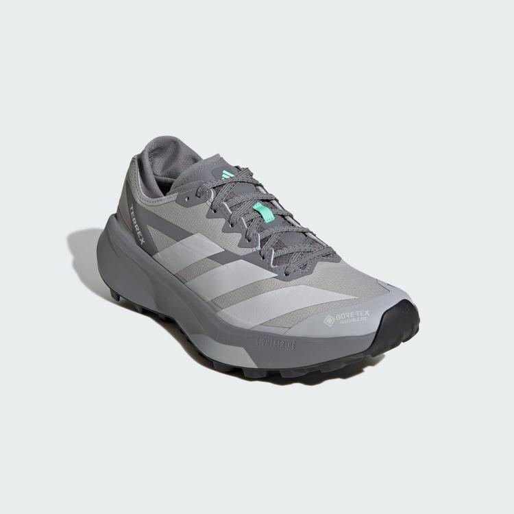 adidas adidas Terrex Agravic GTX 2 Trailrunning-Schuh Laufschuhe Damen - Grey Two / Grey One / Pulse Mint - 3 | SportScheck