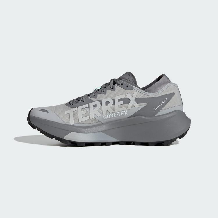 adidas adidas Terrex Agravic GTX 2 Trailrunning-Schuh Laufschuhe Damen - Grey Two / Grey One / Pulse Mint - 5 | SportScheck