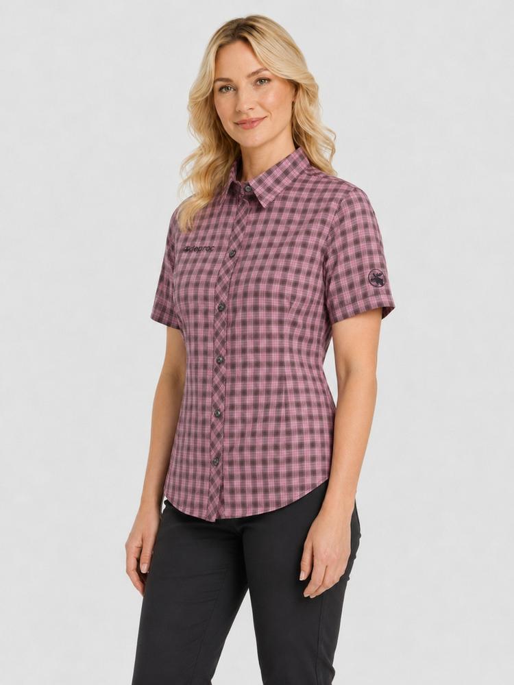 DEPROC active DEPROC active SUDBURY WMN Outdoorhemd Damen - mauve - 0 | SportScheck