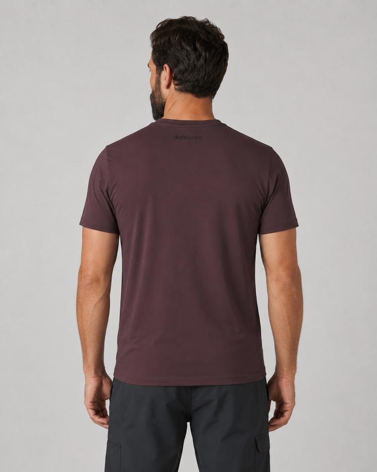 DEPROC active DEPROC active LAGUN MEN T-Shirt Herren - wine - 2 | SportScheck