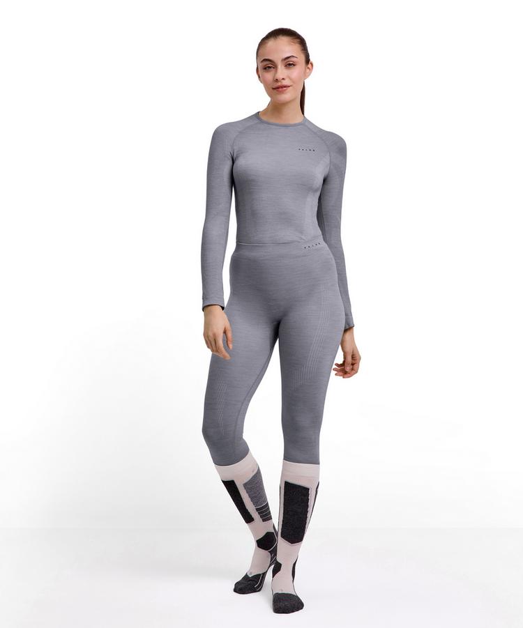 Falke Falke Wool-tech 3/4 Tights Leggings Damen - grey-heather (3757) - 1 | SportScheck