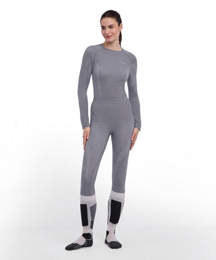 Falke Falke Wool-tech Long Tights Leggings Damen - grey-heather (3757) - 1 | SportScheck