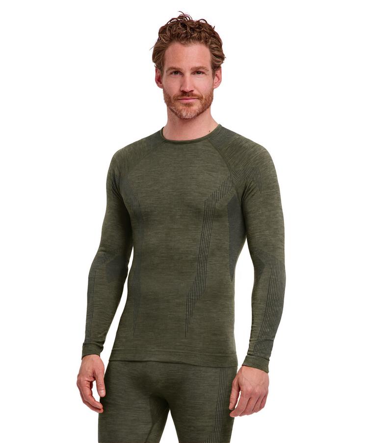 Falke Falke Wool-tech Longsleeve Funktionsshirt Herren - olive (7830) - 0 | SportScheck