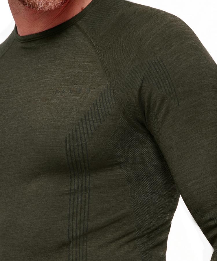 Falke Falke Wool-tech Longsleeve Funktionsshirt Herren - olive (7830) - 4 | SportScheck