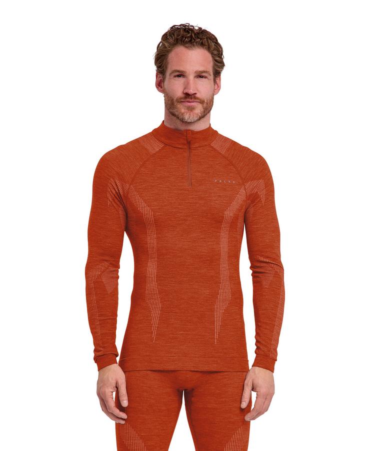 Falke Falke Wool-tech Longsleeve Zip Funktionsshirt Herren - chilly (8821) - 0 | SportScheck