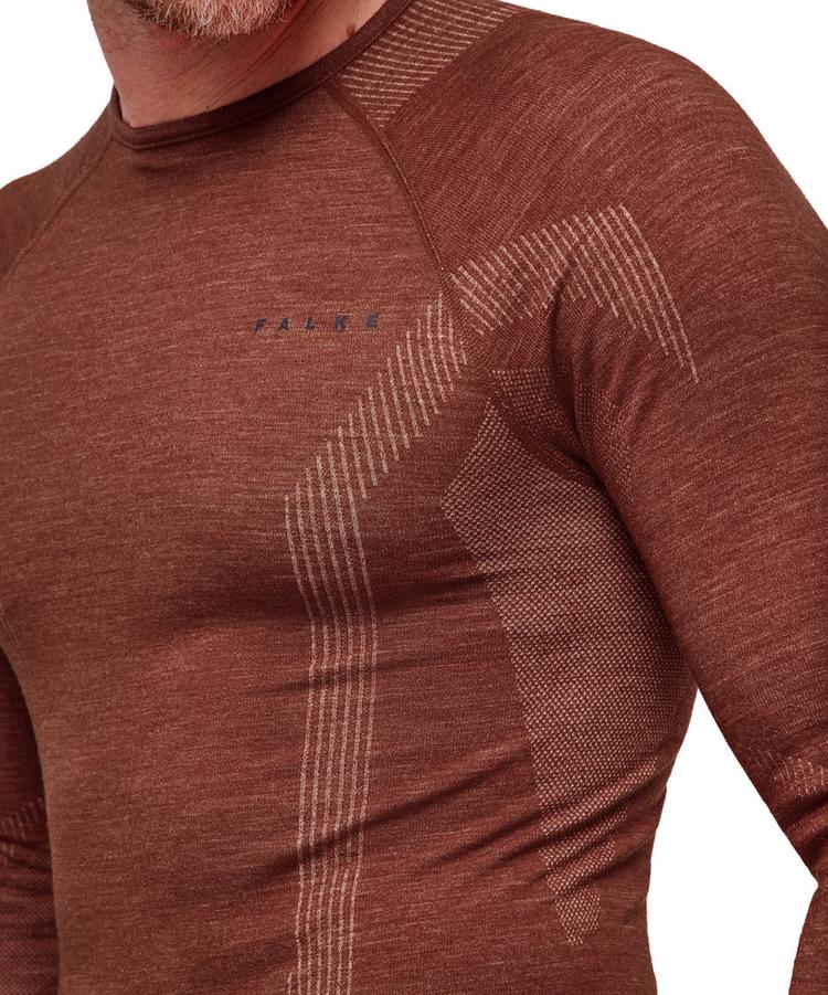 Falke Falke Wool-tech Longsleeve Funktionsshirt Herren - chestnut (5534) - 4 | SportScheck