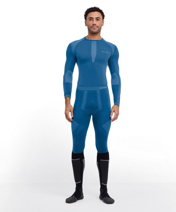 Falke Falke Warm Series  Long Tights Funktionsunterhose Herren - blue steel (6958) - 1 | SportScheck