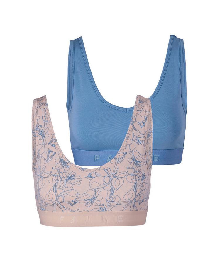 Falke Falke Daily Comfort BH Damen - blue_beige (9642) - 0 | SportScheck