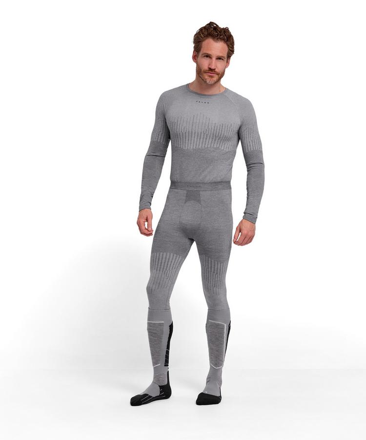 Falke Falke Baselayer-  Warm Series 3/4 Tights Trend Funktionsunterhose Herren - dark grey -heather (3278) - 1 | SportScheck