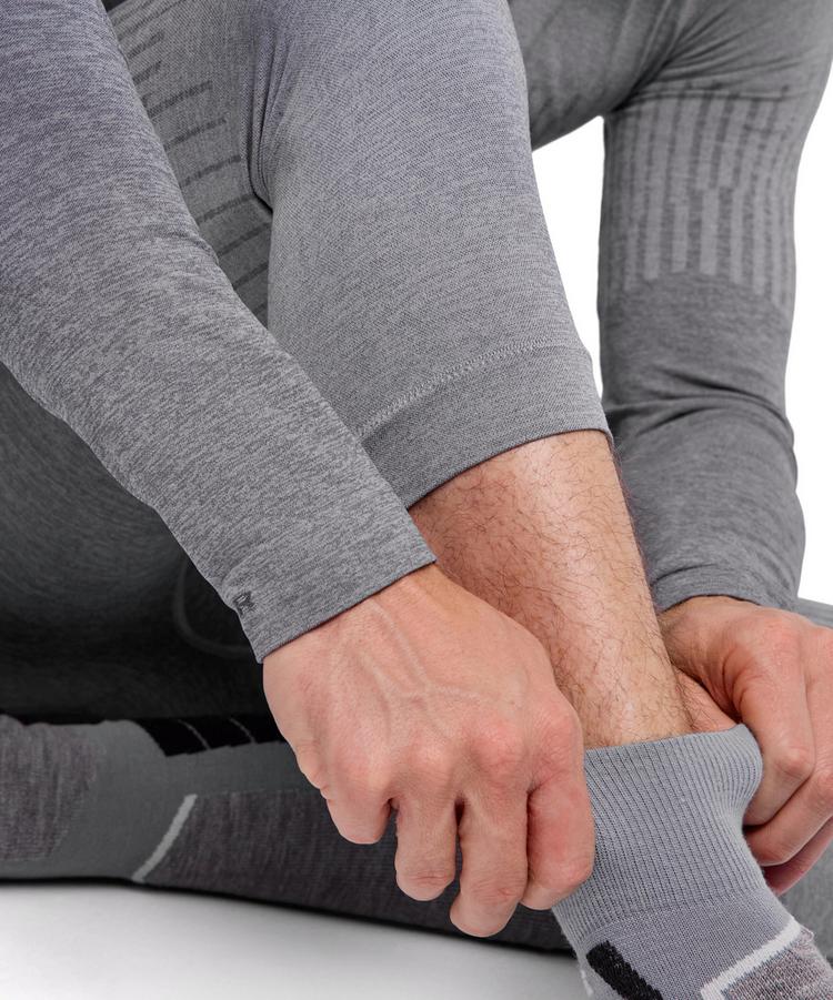 Falke Falke Baselayer-  Warm Series 3/4 Tights Trend Funktionsunterhose Herren - dark grey -heather (3278) - 2 | SportScheck