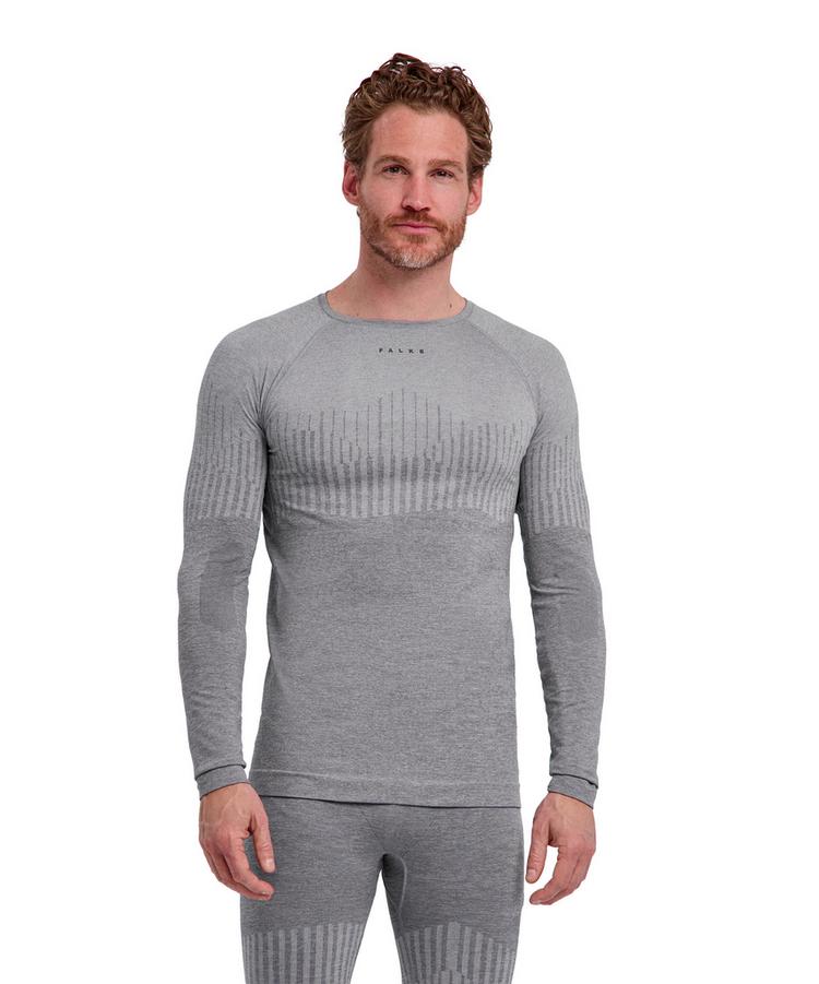 Falke Falke W Longsleeved Shirt Trend m Funktionsshirt Herren - dark grey -heather (3278) - 0 | SportScheck