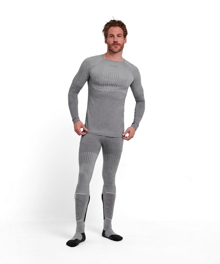 Falke Falke W Longsleeved Shirt Trend m Funktionsshirt Herren - dark grey -heather (3278) - 1 | SportScheck