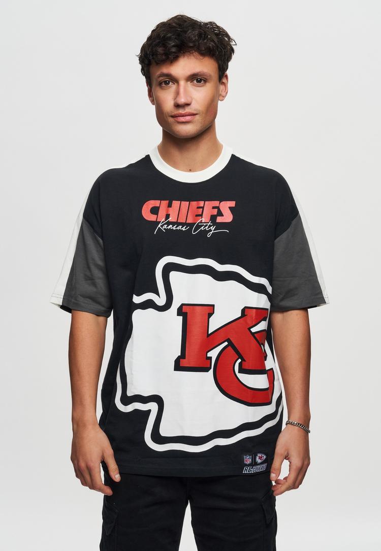 Re:Covered Re:Covered NFL Chiefs Kansas City Printshirt Herren - Black - 0 | SportScheck