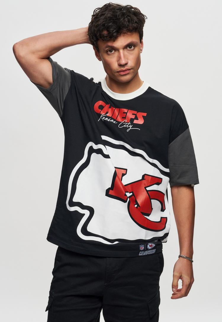 Re:Covered Re:Covered NFL Chiefs Kansas City Printshirt Herren - Black - 1 | SportScheck