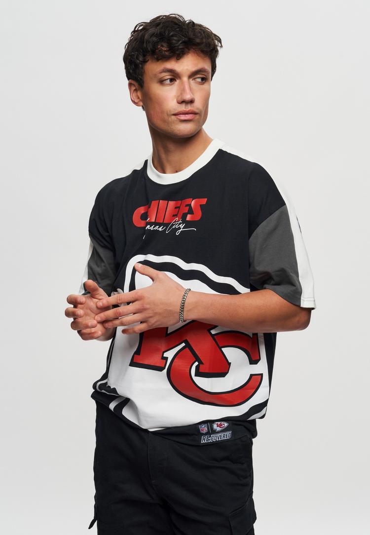 Re:Covered Re:Covered NFL Chiefs Kansas City Printshirt Herren - Black - 2 | SportScheck