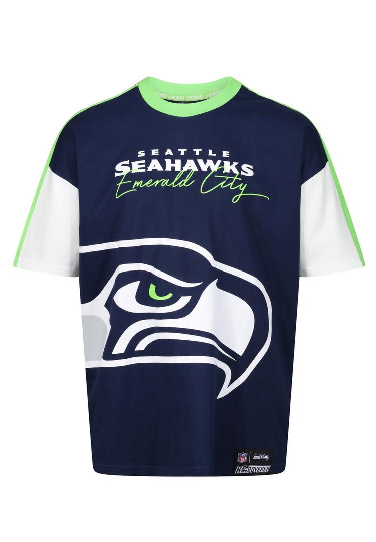 Re:Covered Re:Covered NFL Seahawks Seattle Printshirt Herren - Navy - 0 | SportScheck