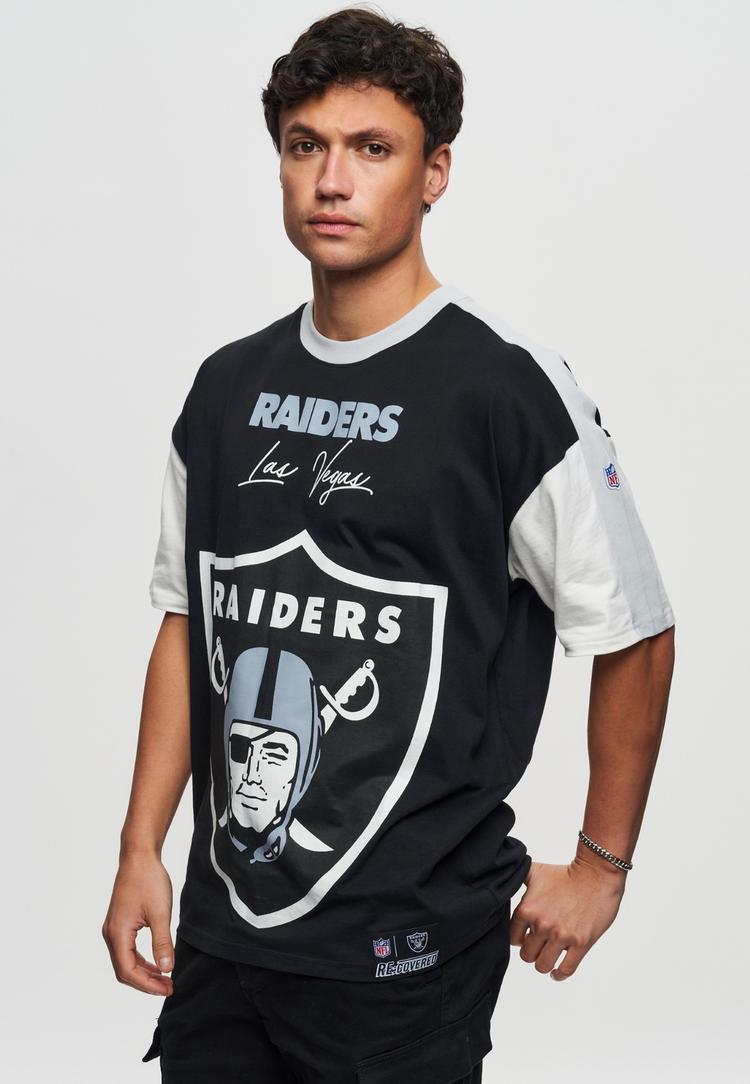 Re:Covered Re:Covered NFL Raiders Las Vegas Printshirt - Black - 2 | SportScheck