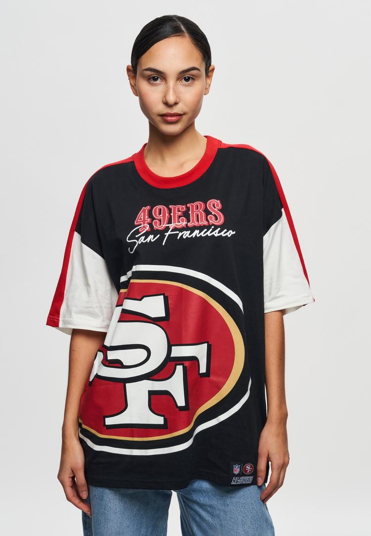 Re:Covered Re:Covered NFL 49ERS San Francisco Printshirt Herren - Black - 2 | SportScheck