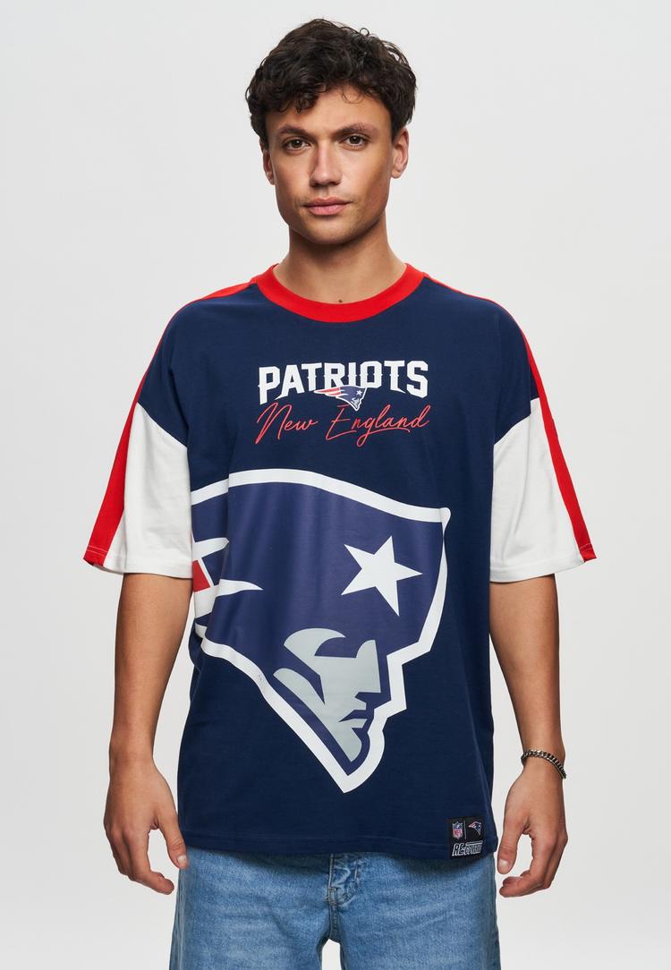 Re:Covered Re:Covered NFL Patriots New England Printshirt - Navy - 0 | SportScheck