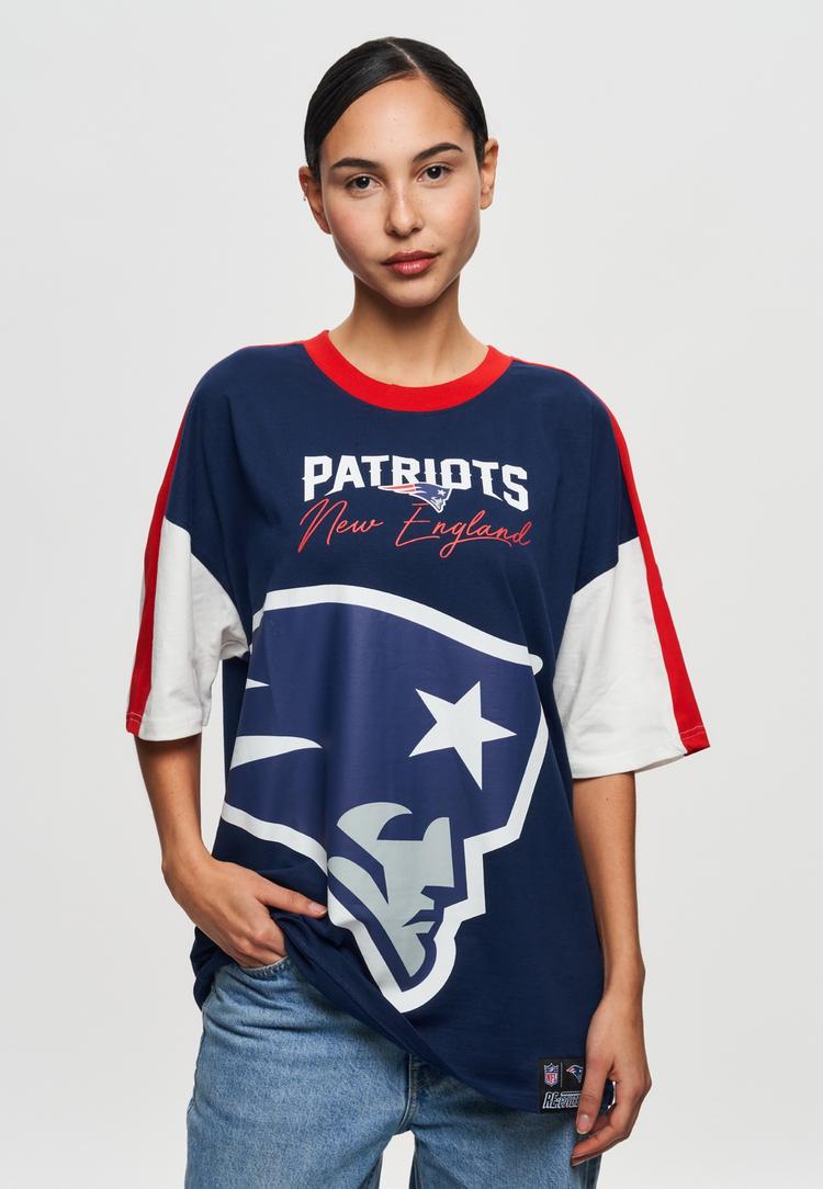 Re:Covered Re:Covered NFL Patriots New England Printshirt - Navy - 1 | SportScheck