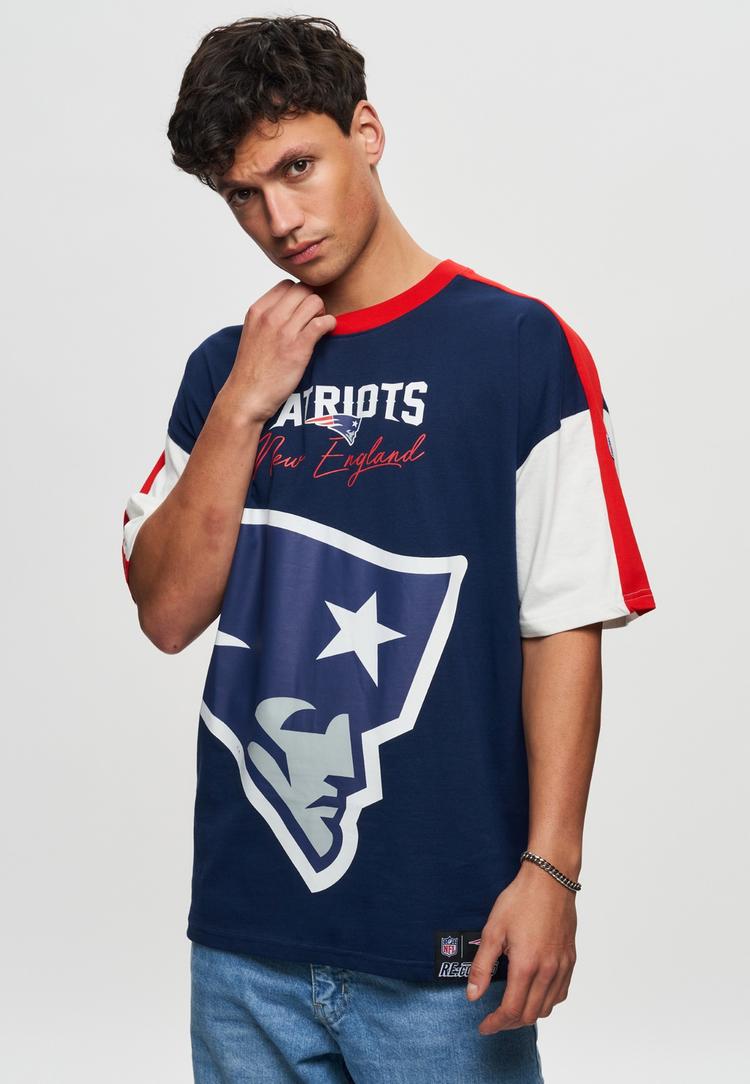 Re:Covered Re:Covered NFL Patriots New England Printshirt - Navy - 2 | SportScheck
