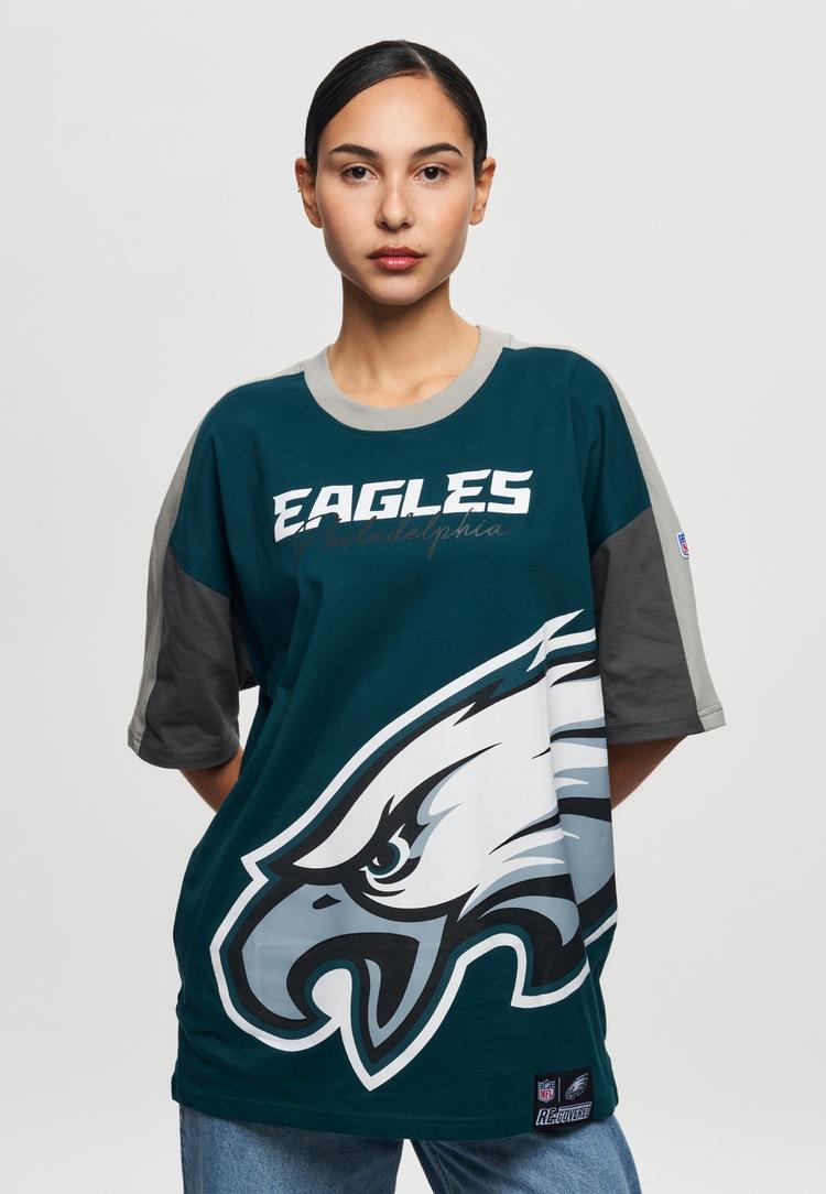 Re:Covered Re:Covered NFL Eagles Philadelphia Printshirt - Green - 1 | SportScheck