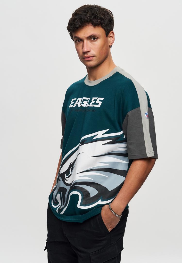 Re:Covered Re:Covered NFL Eagles Philadelphia Printshirt - Green - 2 | SportScheck
