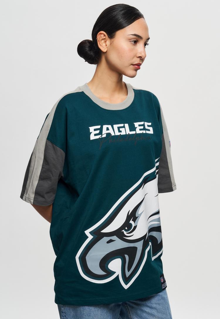 Re:Covered Re:Covered NFL Eagles Philadelphia Printshirt - Green - 3 | SportScheck