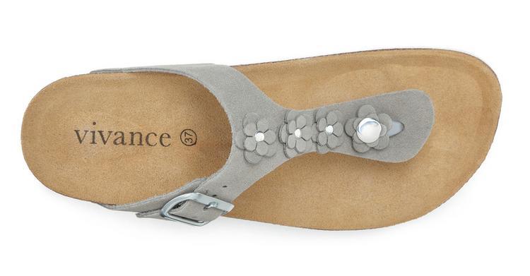 Vivance Vivance Pantolette Sandalen Damen - hellgrau - 2 | SportScheck