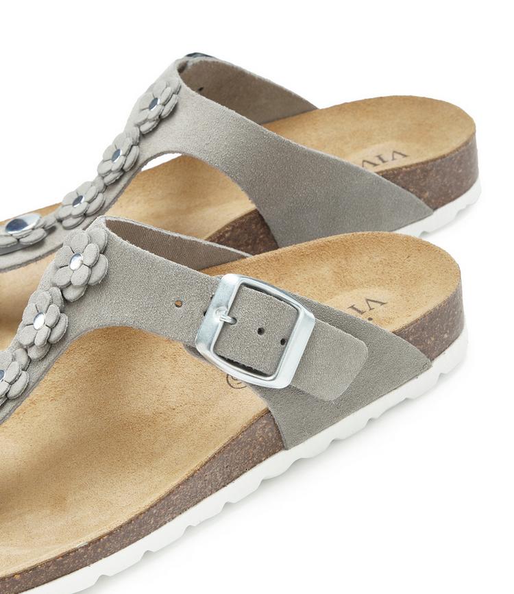 Vivance Vivance Pantolette Sandalen Damen - hellgrau - 3 | SportScheck