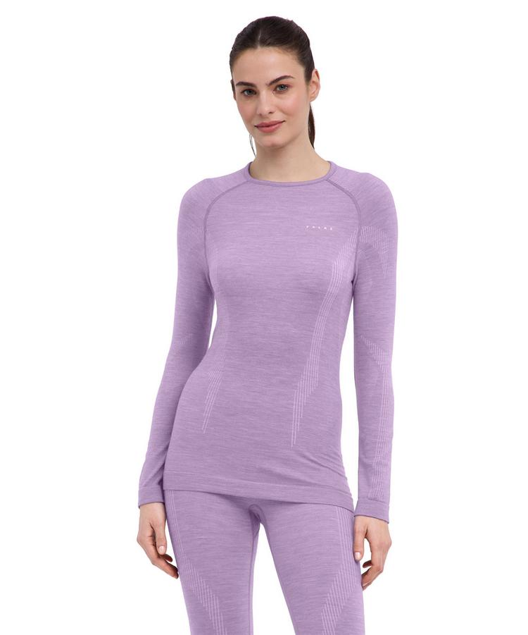 Falke Falke Wool-tech Longsleeve Funktionsshirt Damen - light lilac (6819) - 0 | SportScheck