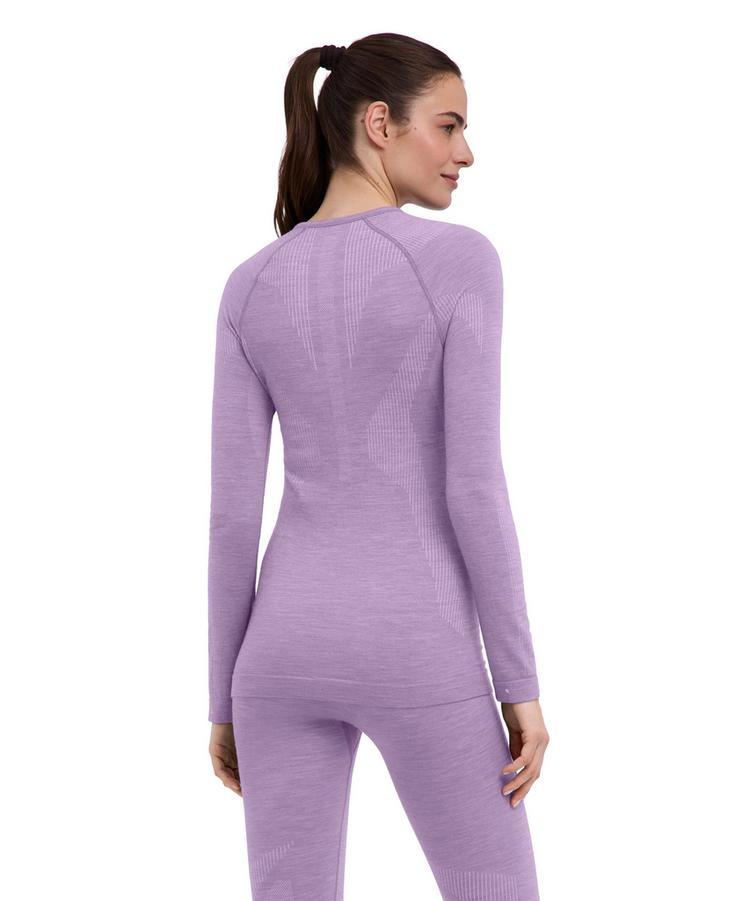 Falke Falke Wool-tech Longsleeve Funktionsshirt Damen - light lilac (6819) - 0 | SportScheck